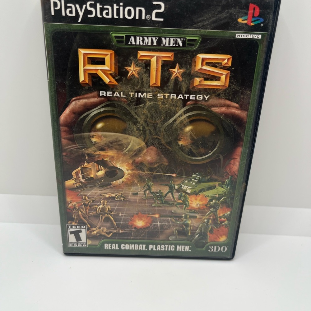 Sony PlayStation 2 Army Men RTS Game with book tested
